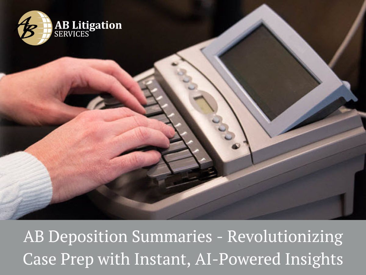 Read more about the article AB Deposition Summaries: Revolutionizing Case Prep with Instant, AI-Powered Insights